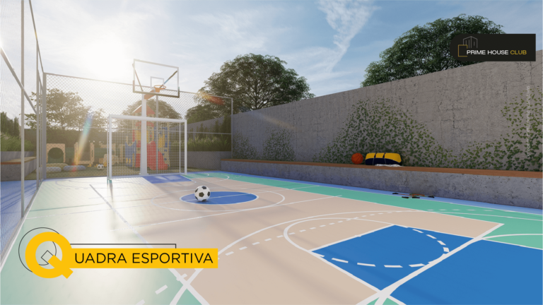 Estrutura completa de lazer com Playground, Quadra Poliesportiva e salão de jogos!